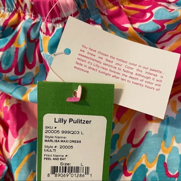 Lilly Pulitzer flamingo 🦩 Marlisa maxi dress in peel and eat - Picture 12 of 14